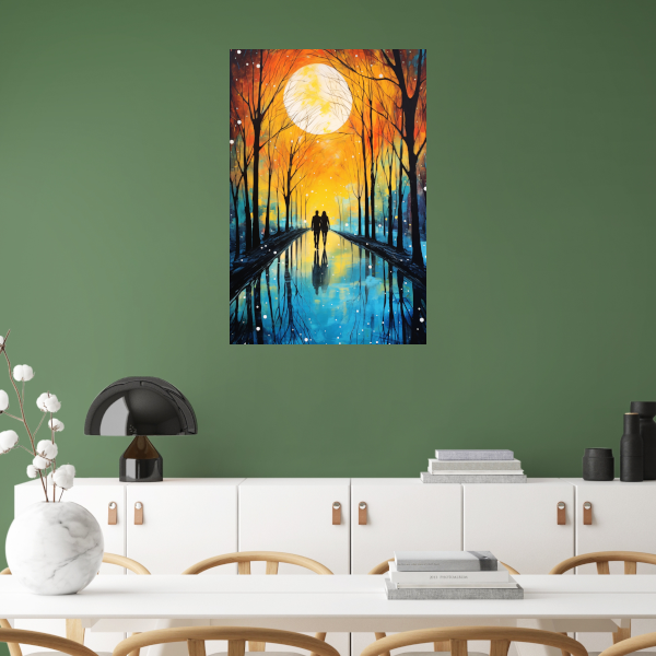 Samen Onder de Volle Maan poster