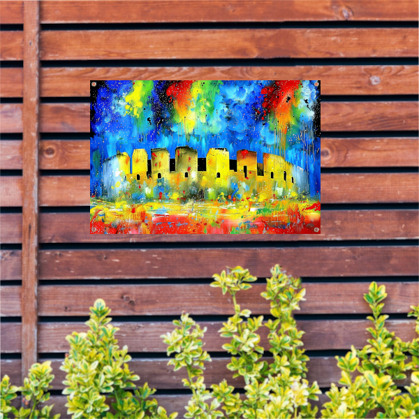 Colosseum in Zomerzon tuinposter