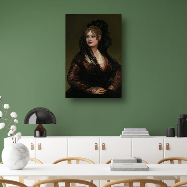 Portret van Doña Isabel Cobos de Porcel - Francisco Goya poster