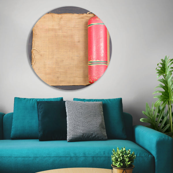 Vintage vuurblusser met verweerd doek forex muurcirkel