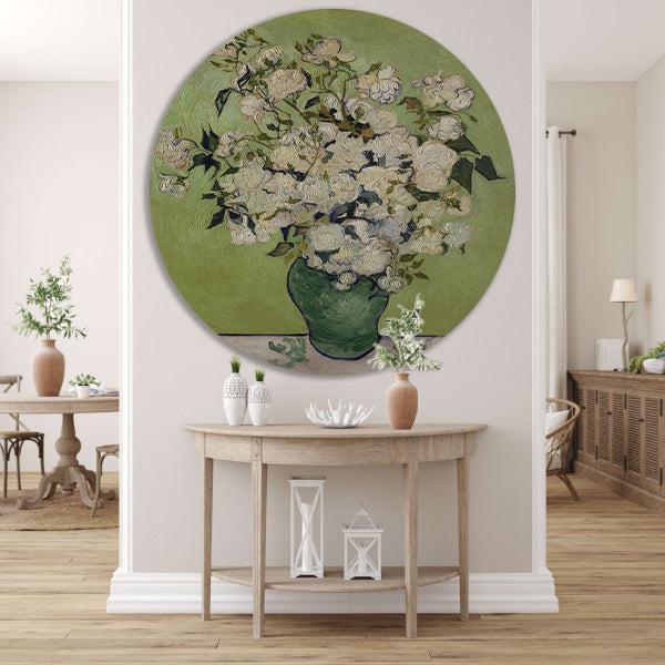 Rozen - Vincent van Gogh forex muurcirkel