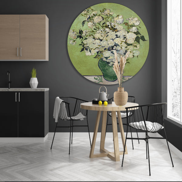Rozen - Vincent van Gogh forex muurcirkel