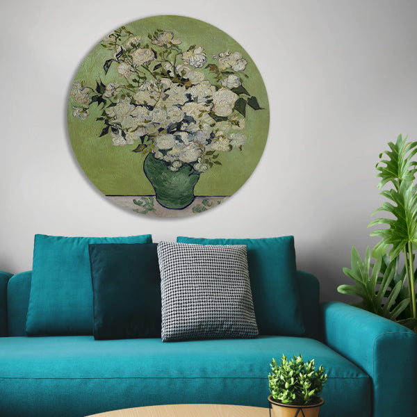 Rozen - Vincent van Gogh forex muurcirkel