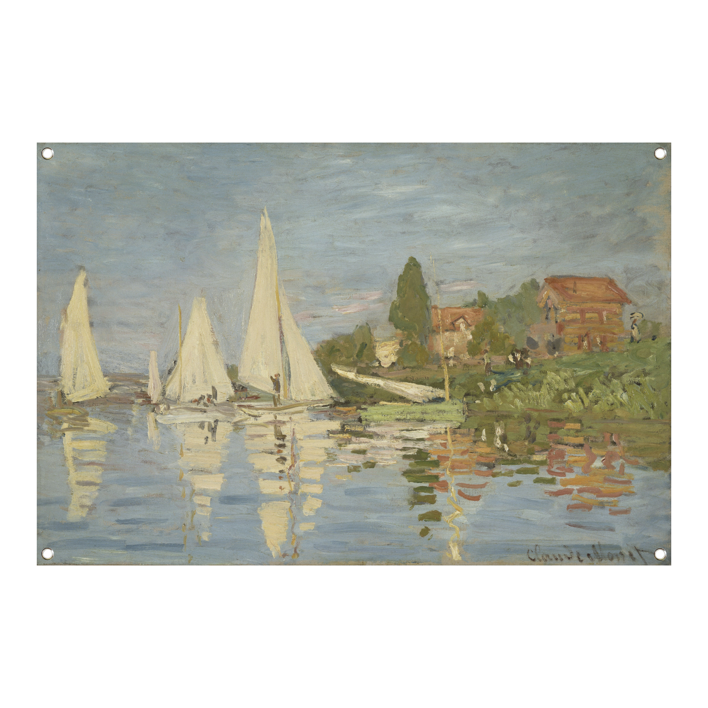 Regattas in Argenteuil - Claude Monet tuinposter