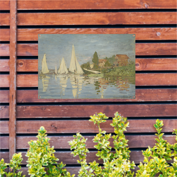 Regattas in Argenteuil - Claude Monet tuinposter