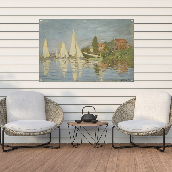 Regattas in Argenteuil - Claude Monet tuinposter