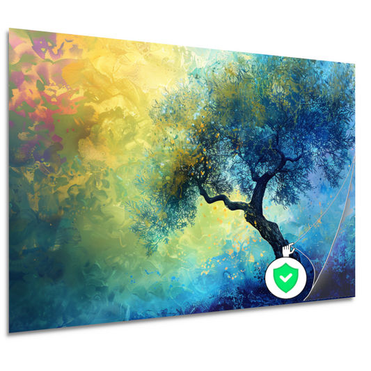 Kleurrijke Abstracte Boom poster