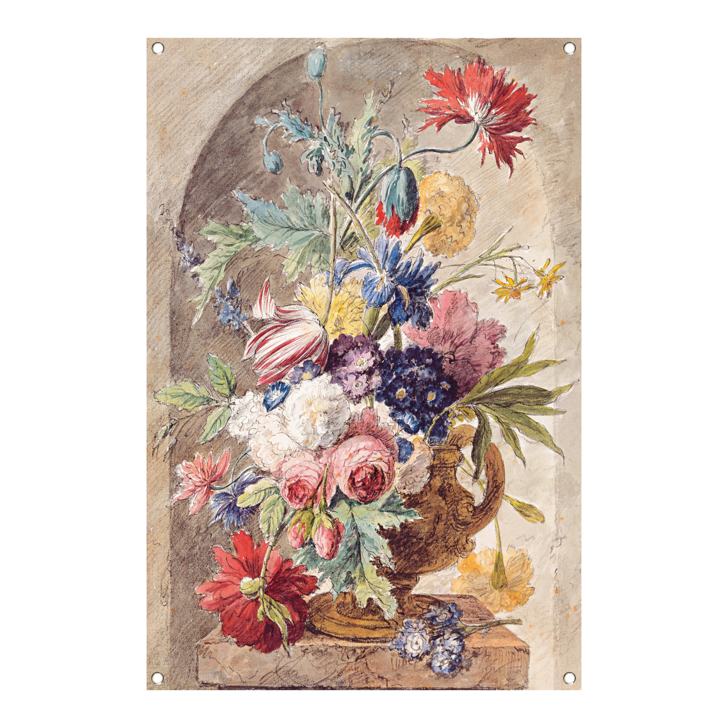 Bloemstilleven - Jan van Huysum tuinposter