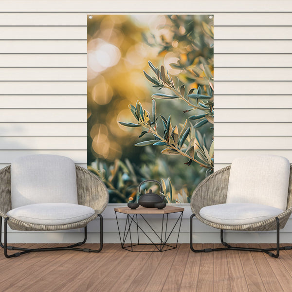 Olijftak in Zomerzonlicht tuinposter