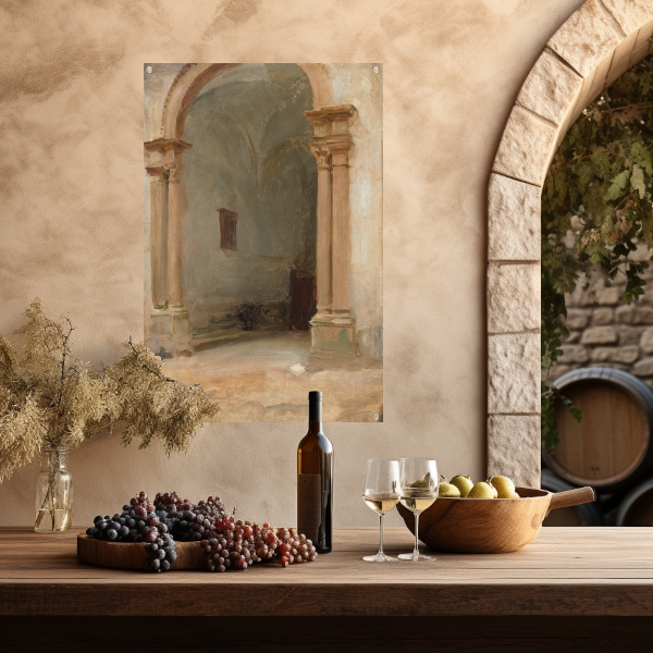 Een boog - John Singer Sargent tuinposter