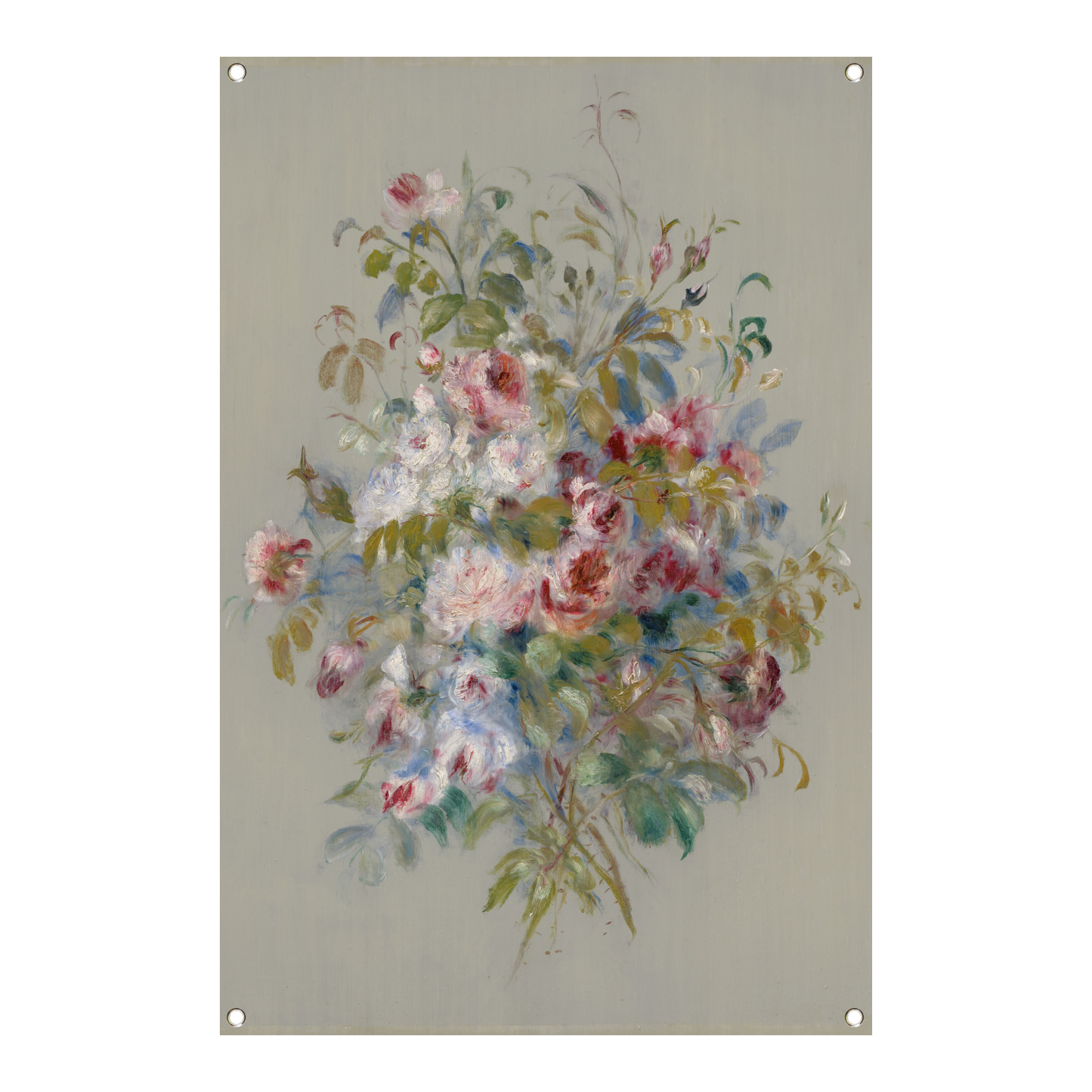 Boeket van rozen - Pierre-Auguste Renoir tuinposter