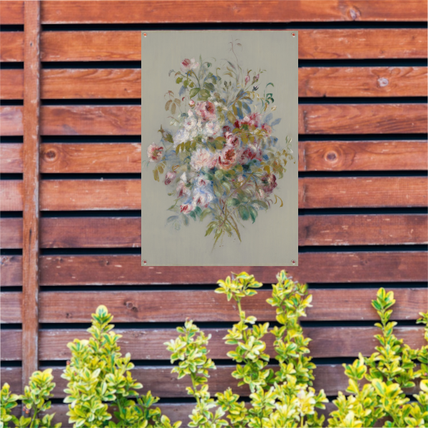 Boeket van rozen - Pierre-Auguste Renoir tuinposter
