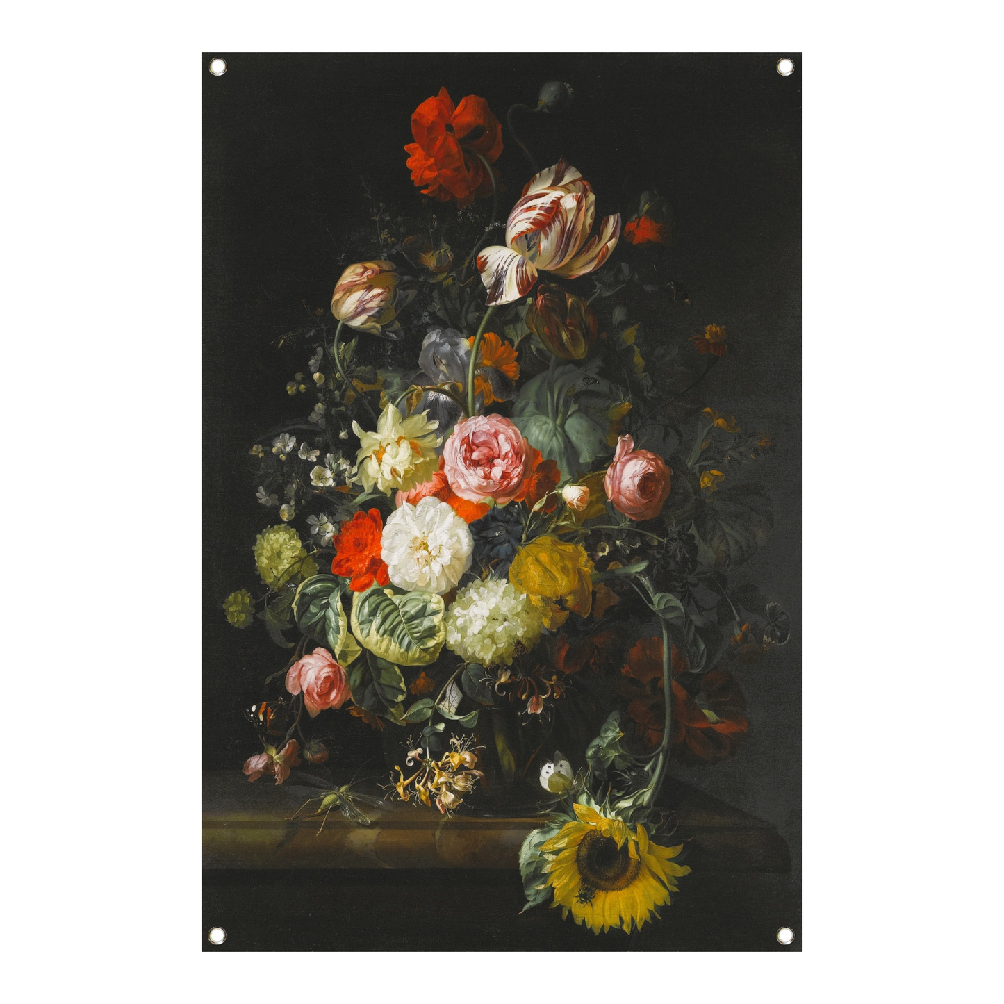 Bloemstilleven - Rachel Ruysch tuinposter