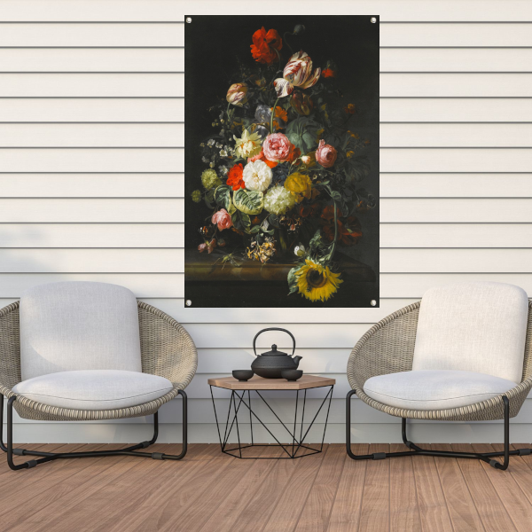 Bloemstilleven - Rachel Ruysch tuinposter