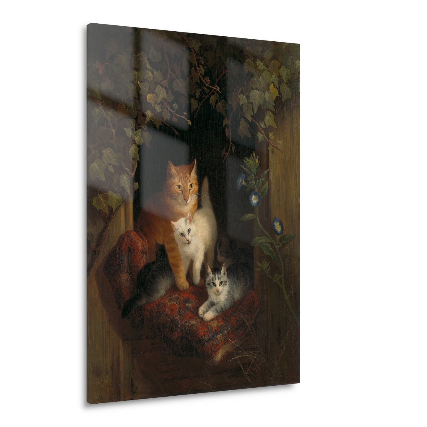 Kat met kittens - Henriëtte Ronner-Knip Acrylglas