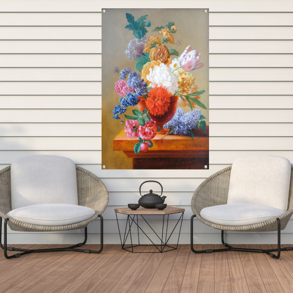 Bloemenstilleven - Pieter Faes tuinposter