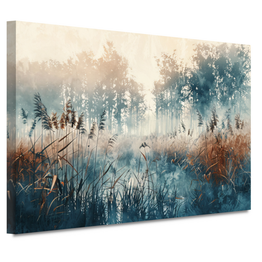 Mistig Ochtendlicht in Stil Bos canvas