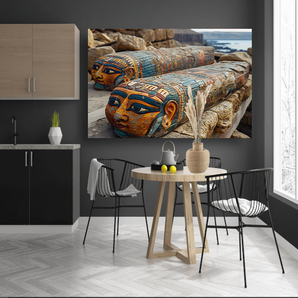 Abstract Basquiat poster