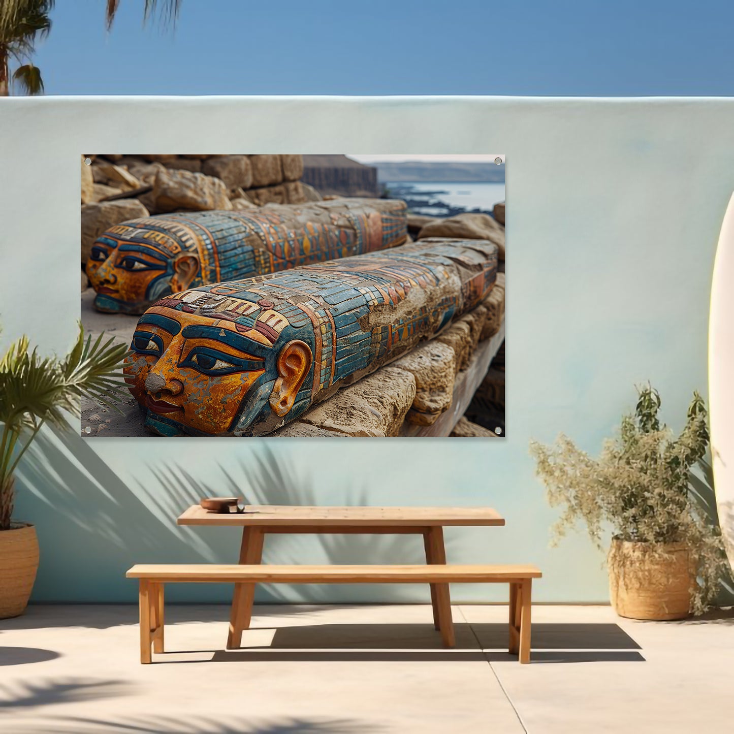 Abstract Basquiat tuinposter