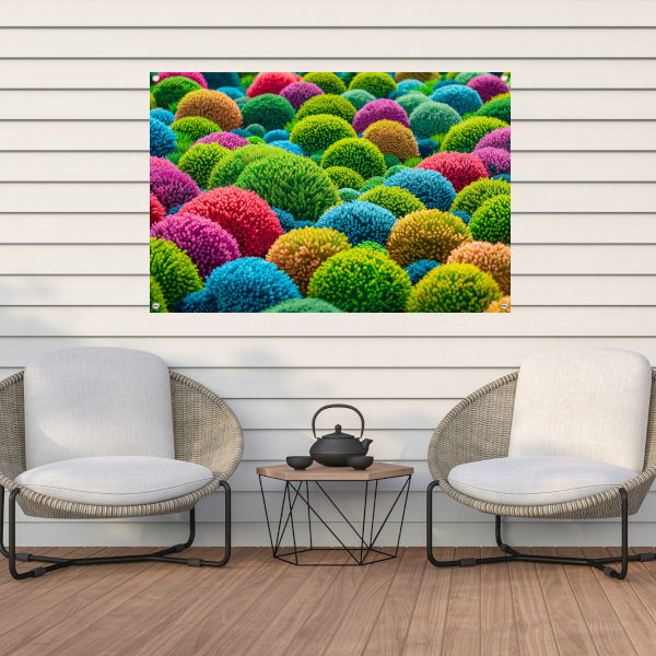 Bloemenpracht à la Van Gogh tuinposter