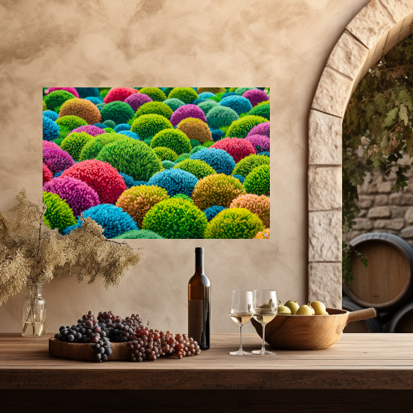 Bloemenpracht à la Van Gogh tuinposter