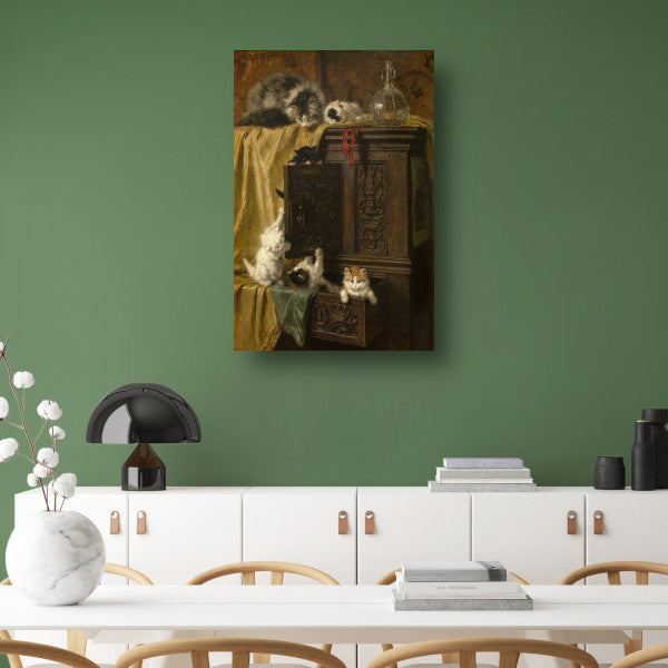 Onbescheiden - Henriëtte Ronner-Knip canvas