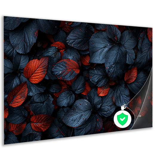 Abstract Bladeren Compositie poster