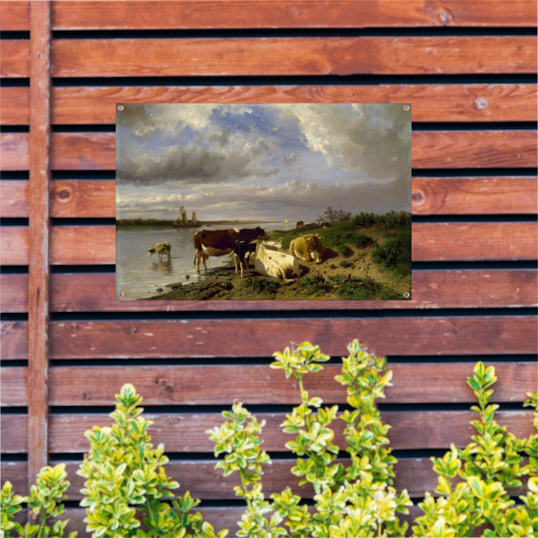 Landschap met vee - Anton Mauve tuinposter