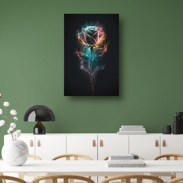 Abstracte Dans van Licht en Roos acrylglas