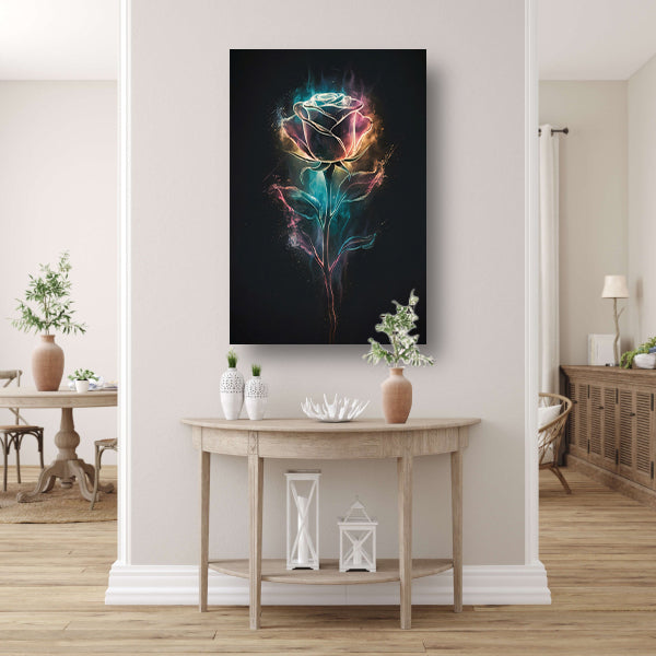 Abstracte Dans van Licht en Roos acrylglas