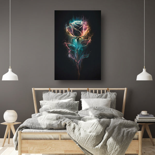 Abstracte Dans van Licht en Roos acrylglas