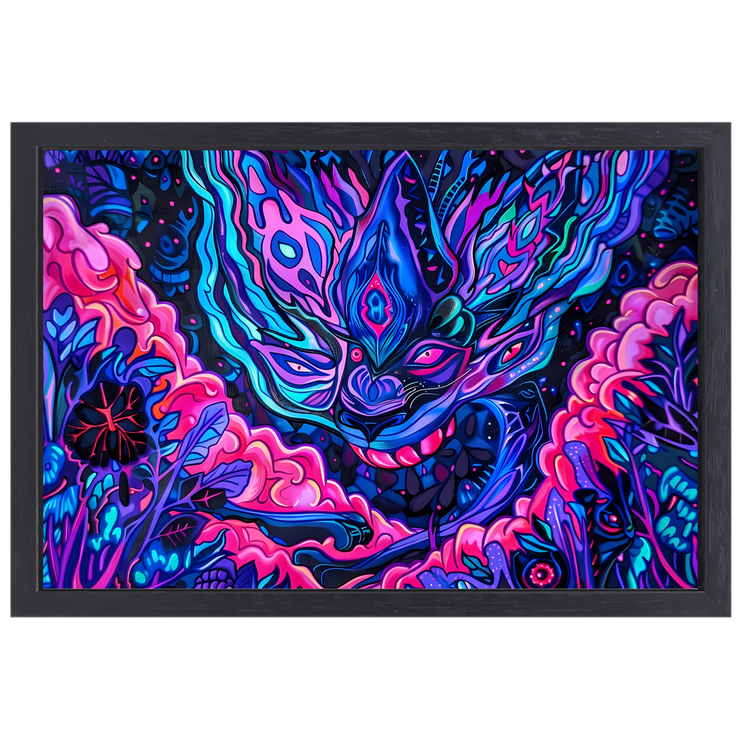 Sterrennacht Droom van Van Gogh canvas met baklijst