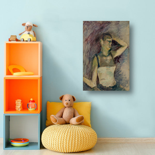 Danser studie - Henri de Toulouse-Lautrec canvas