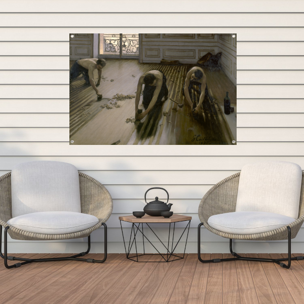 Parketschaafmachines - Gustave Caillebotte tuinposter