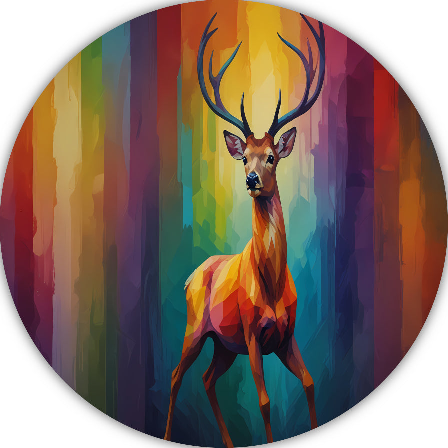 Abstract Kubistisch Hert in Kleur forex muurcirkel