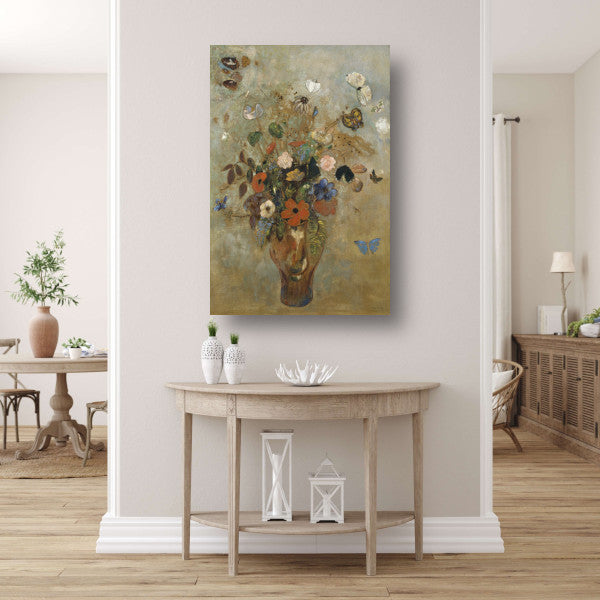 Stilleven met bloemen - Odilon Redon canvas