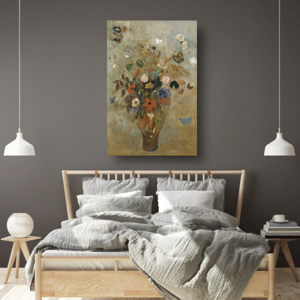 Stilleven met bloemen - Odilon Redon canvas