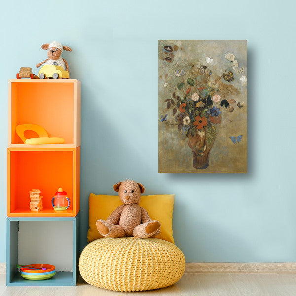 Stilleven met bloemen - Odilon Redon canvas