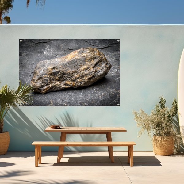 Textuur en Kleur van Natuurlijke Steen tuinposter