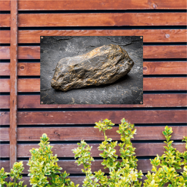 Textuur en Kleur van Natuurlijke Steen tuinposter