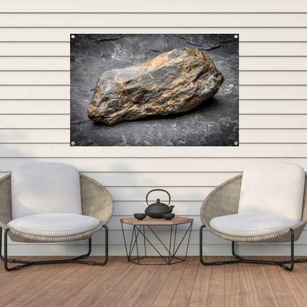 Textuur en Kleur van Natuurlijke Steen tuinposter