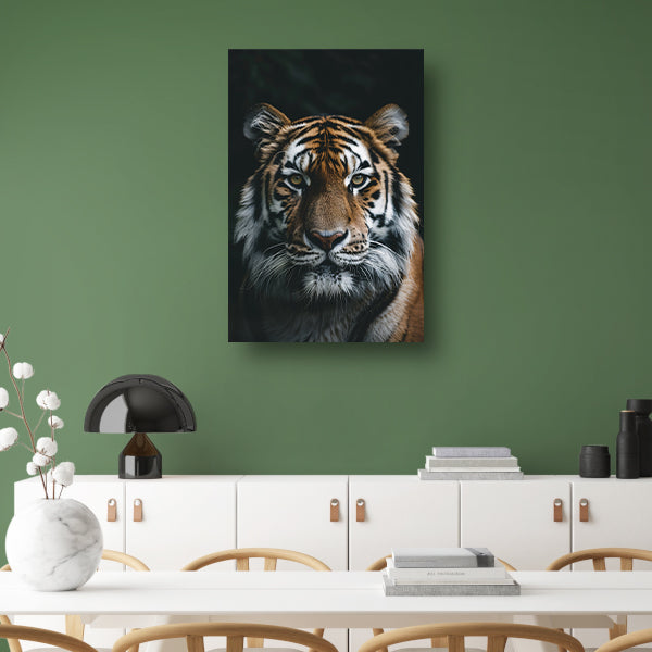 Portret van een majestueuze tijger canvas