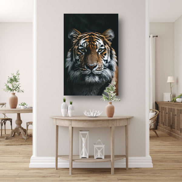 Portret van een majestueuze tijger canvas