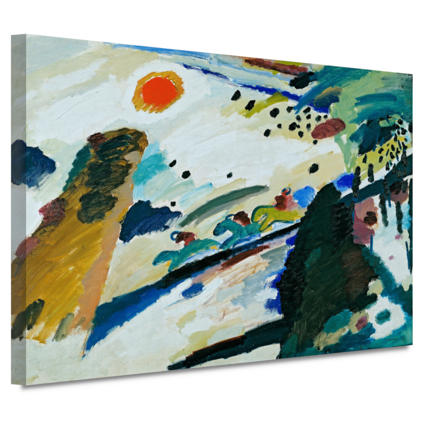 Romantisch landschap - Wassily Kandinsky canvas