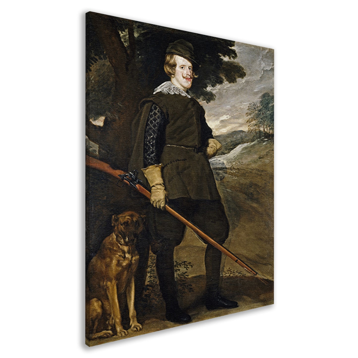 Filips IV als jager - Diego Velázquez canvas