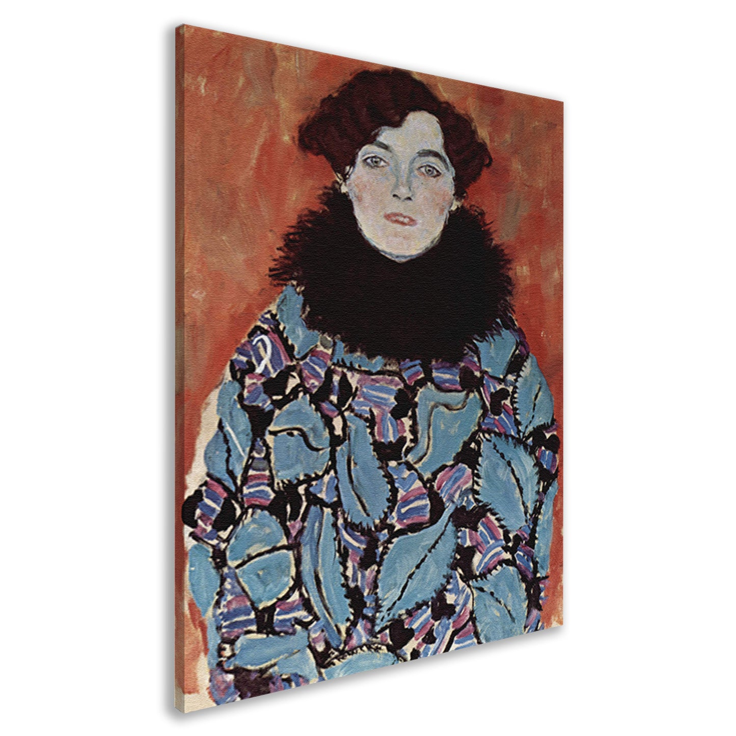 Portret van Johanna Staude - Gustav Klimt canvas