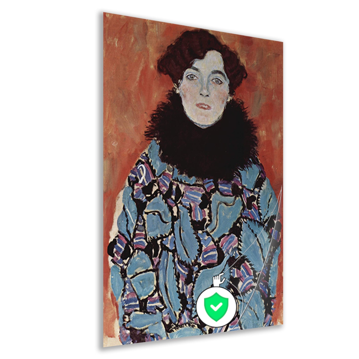 Portret van Johanna Staude - Gustav Klimt poster