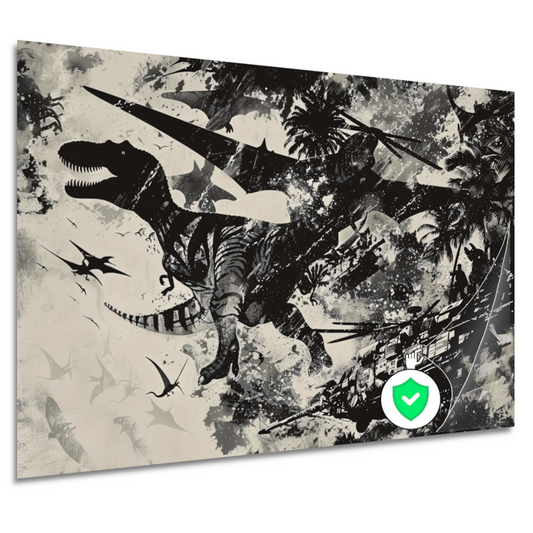 Minimalistische Lijnen Compositie poster