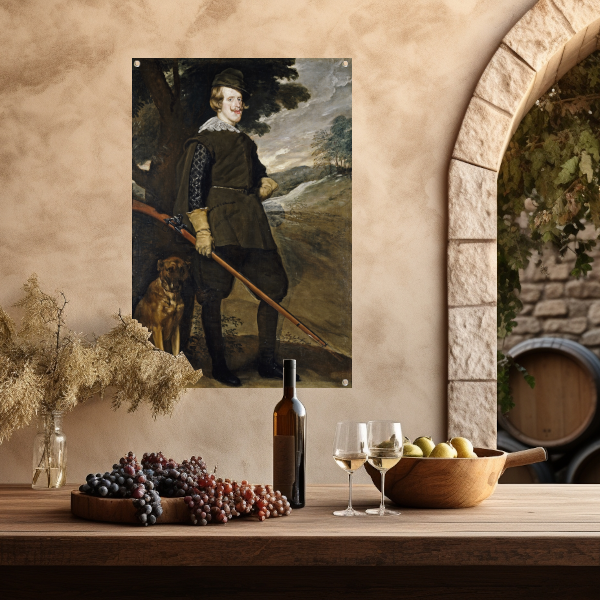 Filips IV als jager - Diego Velázquez tuinposter