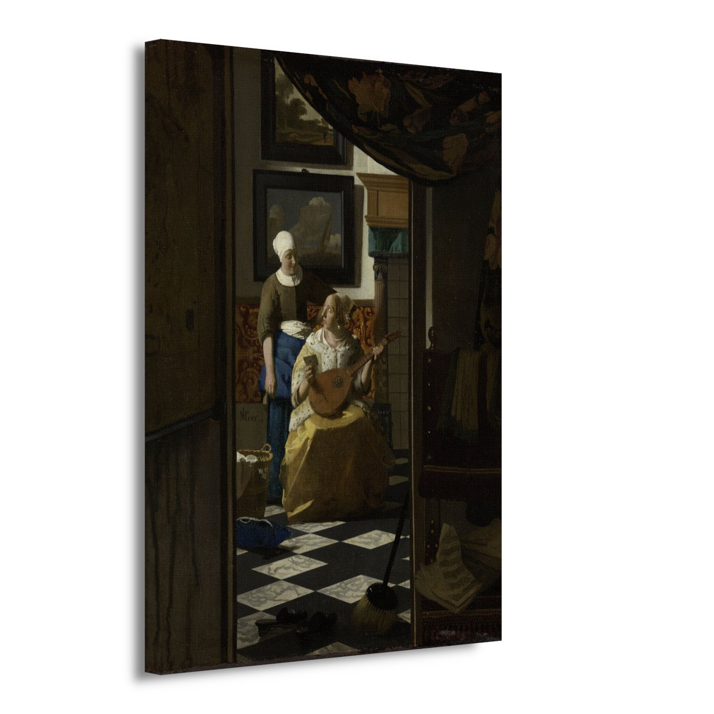 De liefdesbrief - Johannes Vermeer canvas